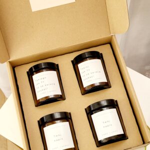 MEGA BOX <br/> 4 ŚWIECE SOJOWE PERSONALIZOWANE