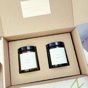 DUET BOX <br/> 2 ŚWIECE SOJOWE PERSONALIZOWANE
